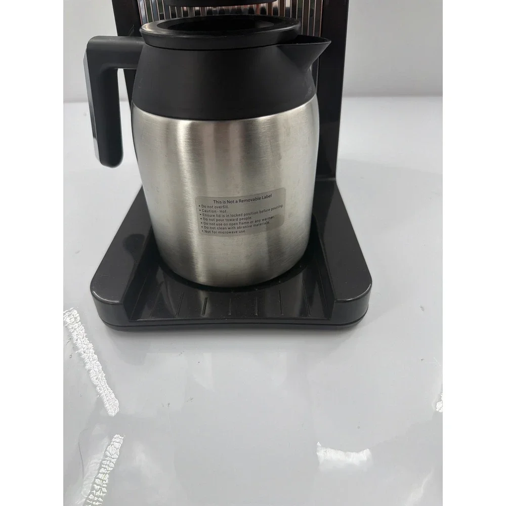 Bunn My Cafe MCU Multi-Cup Coffee Maker Black Stainless Thermal Carafe